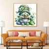 Gnome Diamond Painting Cross Stitch Landscape Diamond Mosaic Full Cross Stitch Embroidery Complete Kit Wall Art
