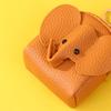 Pu Leather Elephant Money Bag Women Coin Purse With Key Ring Multifunctional Zipper Cartoon Storage Bags Key Case