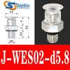Vacuum Suction Cup & Nozzle for Robot Arm Accessories (Models J-WES01-d2, J-WES02-d4, WEP01-d2)