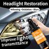 100ml Ceramic Headlight Repair Spray, Premium Automotive Headlight Repair Tool - Removes yellowing and oxidation, restores clari