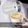 Stainless Steel Milk Frothing Pitcher With Handle Espresso Frothing Cup  Coffee Brewing