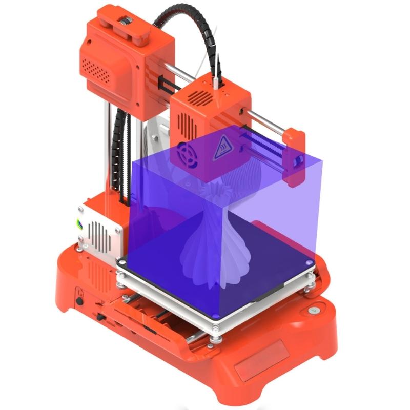 Sācējiem draudzīgs 3D printeris, mazs izmērs