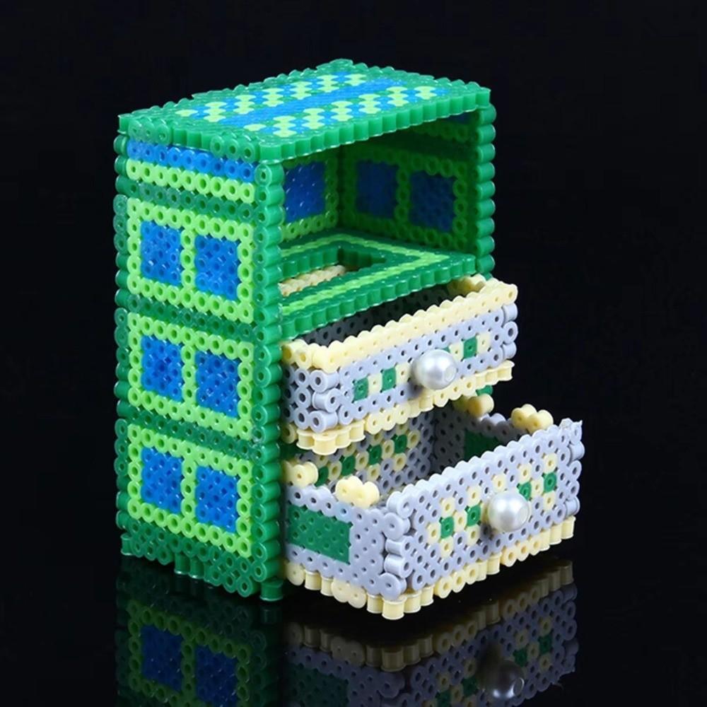 1000pcs Handmade Craft Mini Perler Hama Beads 2.6mm Fused Beads 3D Puzzle Beads Children Learning