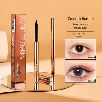 Waterproof & Sweatproof Eyeliner Pencil: Smudge-free, Fade-resistant for Natural, Defined Brows - Perfect for Beginners