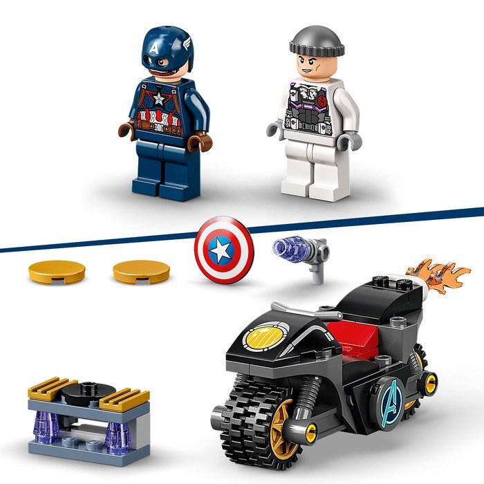 LEGO Super Heroes Captain America vs. Hydra Battle 76189.