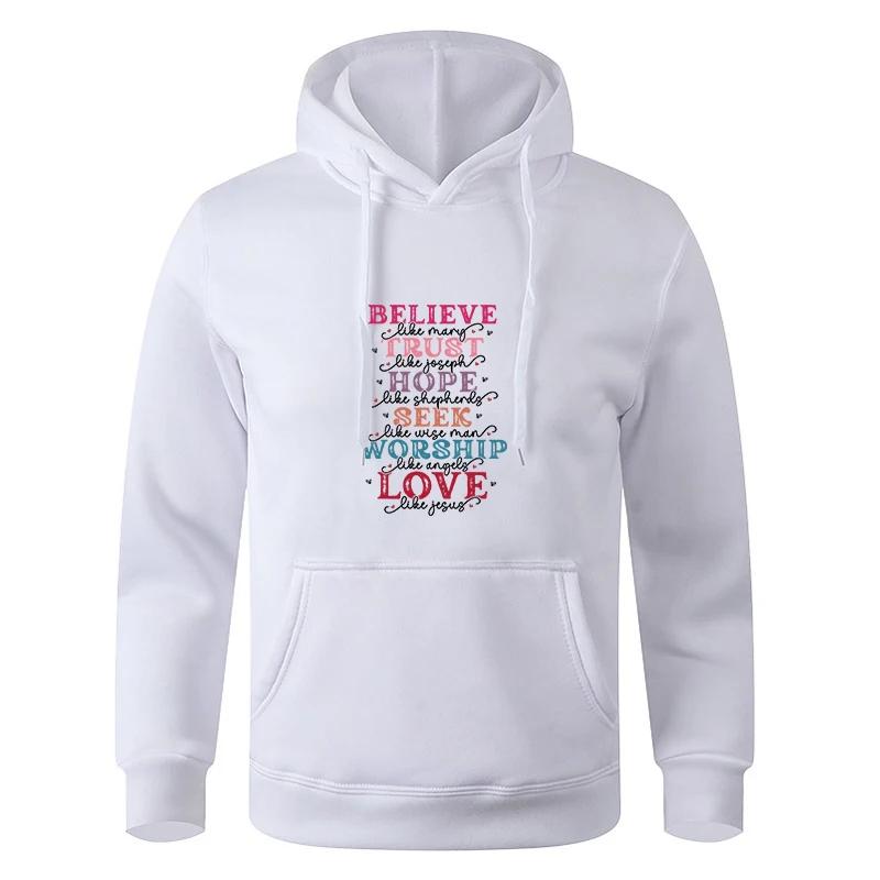 Printed Teens Autumn Long Sleeve Gray Black Hooded Sweatshirt Sportswear Hoodie