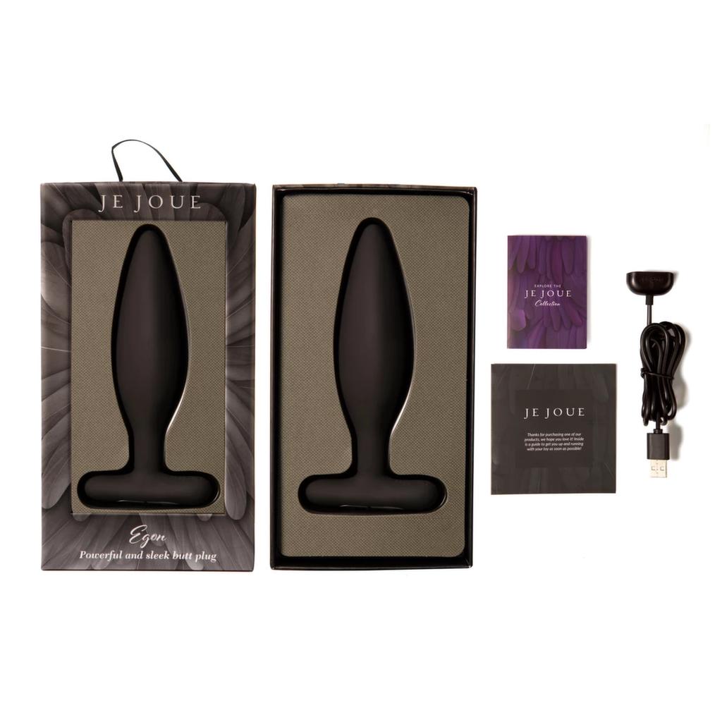 Je Joue - Egon Butt Plug With Remote Control Black