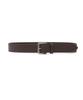 MILLO WOMEN Bead Stitch Leather Belt [Brown]