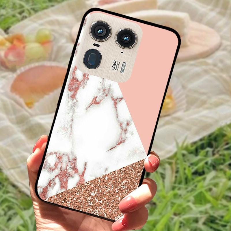 For Motorola Edge 50 ultra Case Marble Soft Silicone Shockproof Coque For Moto Edge 50 Fusion Protect Phone Case Edge50 ultra