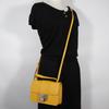 Jimmy Choo 2WAY Mini Shoulder Handbag Yellow Calfskin Women Used