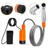 Outdoor Shower Head Sprayer Pump for Car Washing Camping Hiking Travel, USB Rechargeable Camping Shower Bathing Pump
