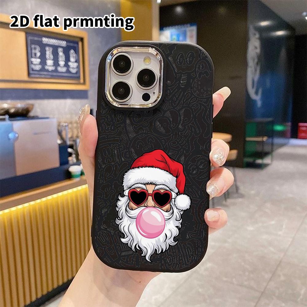 Phone Case: 2D Flat Design Suitable for iPhone 18 17 16 15 14 13 Pro Cases, Couple Style, Trendy Street Vibe, Christmas and Halloween Gifts