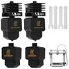 2 Pack Hotend Kit For Bambu Lab P2S/H2D/H2S/A1/A1 Mini Fast Speed Hot End Assembly 0.4mm Hardened steel Nozzle 3D Printer Part