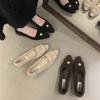 2025 New Autumn and Winter French Flat-bottomed Small Fragrant Wind Doudou Single Shoes Women's Shoes Versatile Outer Wear Mao Mao Shoes
