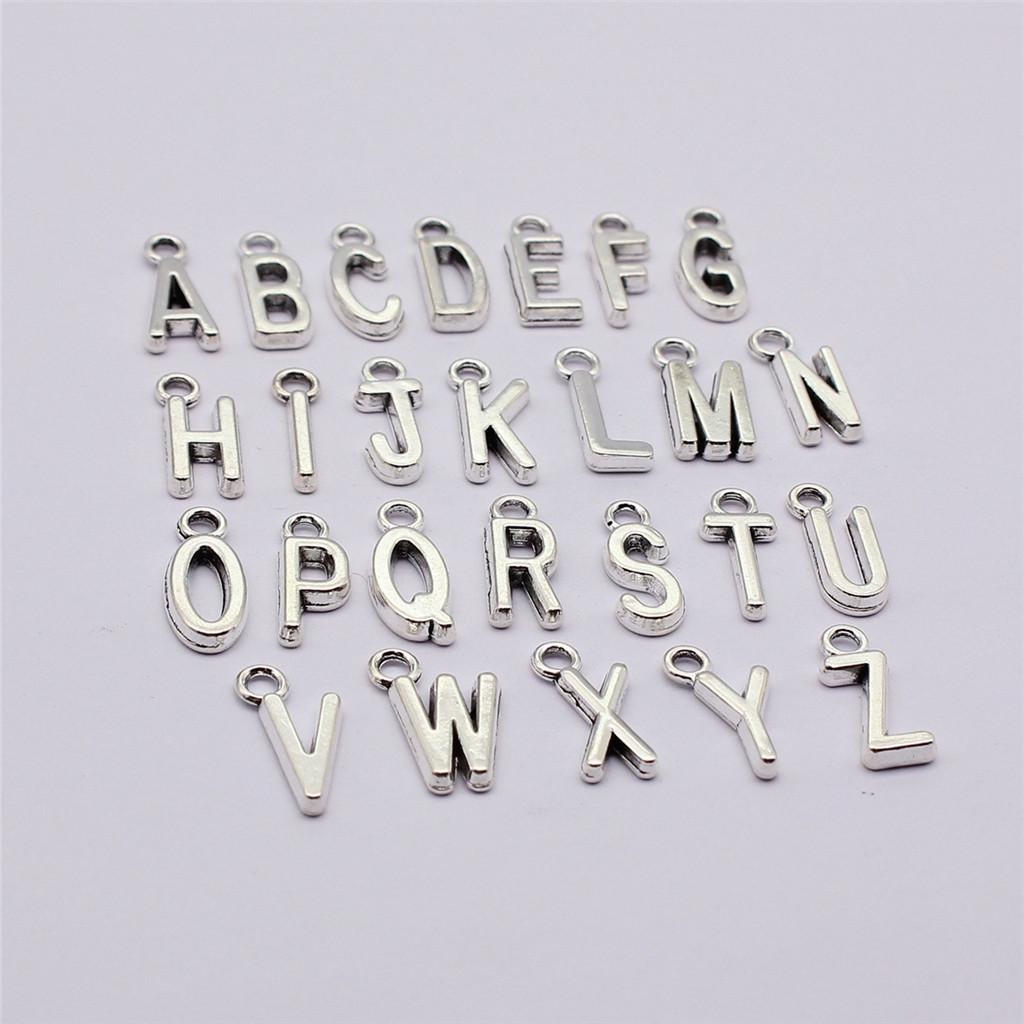 Alphabet Letter Charms Initial Pendants For Personal Style Jewelry Bulk