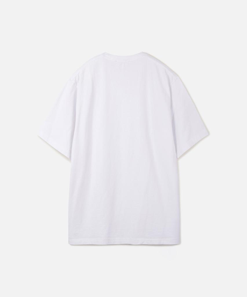 247Silijeu Dyed Wash Vintage T-Shirt White (A Type)