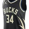 Jordan 22-23 Statement Edition Milwaukee Bucks Letter Print Breathable Tank Top Men Tops Black DQ0151-010
