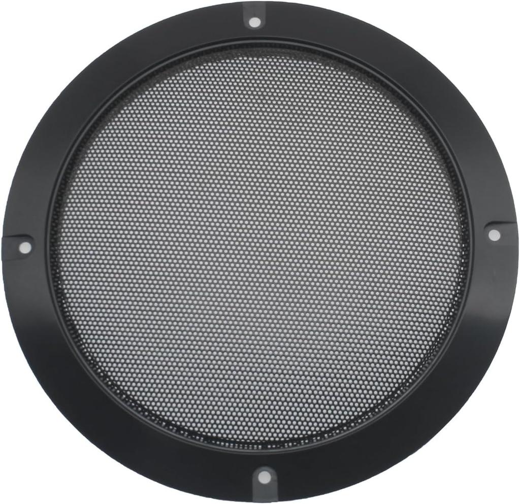 CM Hardware Speaker Grill Cover 6.5" Black Universal Speaker Protector Net 2 Pack