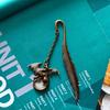 Fluorescent Feathered Dragon Bookmark Bronze Metal Vintage Portable Bookmark Students Study Reading Stationery Office Supplies