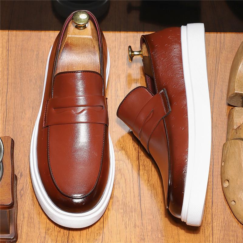 Móda Luxusní Trend Návrhář Nové Pánské Nazouvací Monk Strap Loafer Kožené Ležérní Boty Pánské Pohodlné Chůze Tenisky Zapatos Hombre