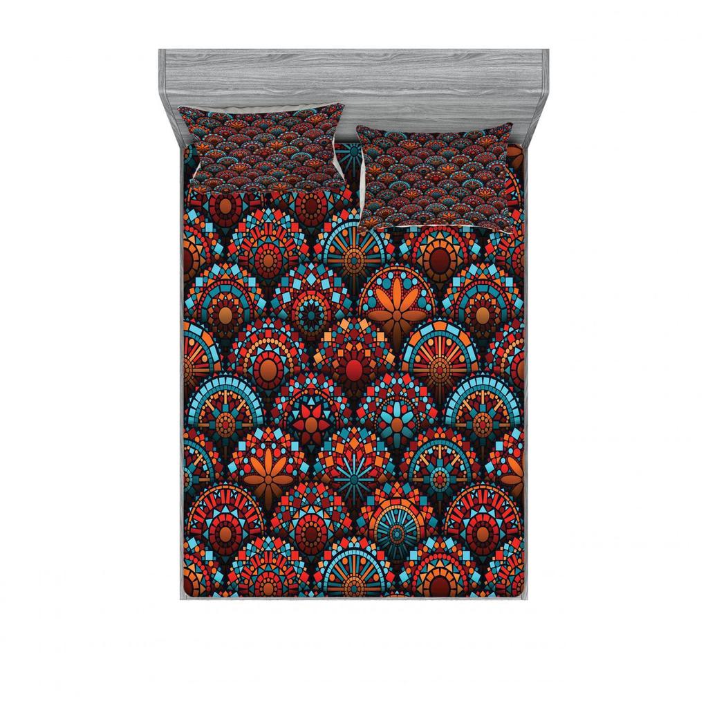 Periodic Table Pattern Sheet Three-Piece Digital Printing Bedding Sheet Three-Piece Sheet Children Adults