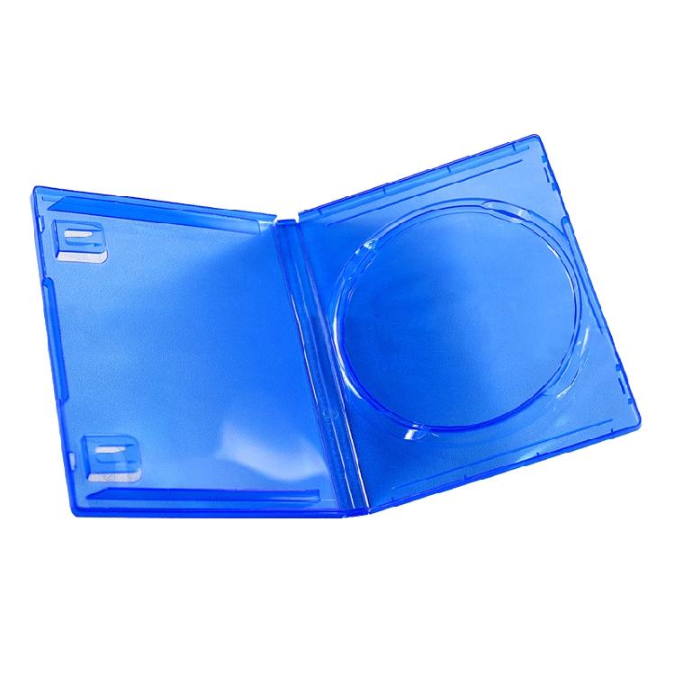 Blue CD Single Double Discs Storage Bracket Holder  Games Disk Cover for C