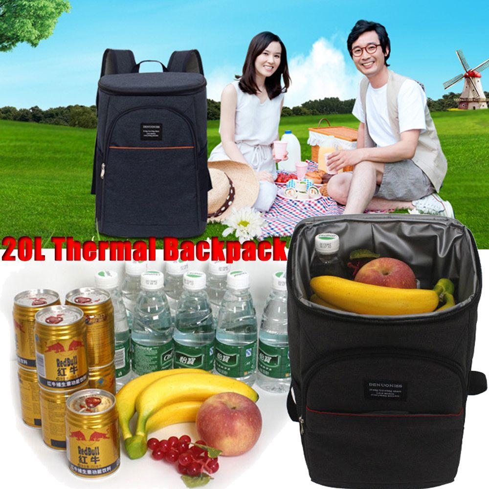 Camping Large Insulated Waterproof Thickened Lunch Bags Ice Picnic Bag Thermal Backpack Cooler Bag
