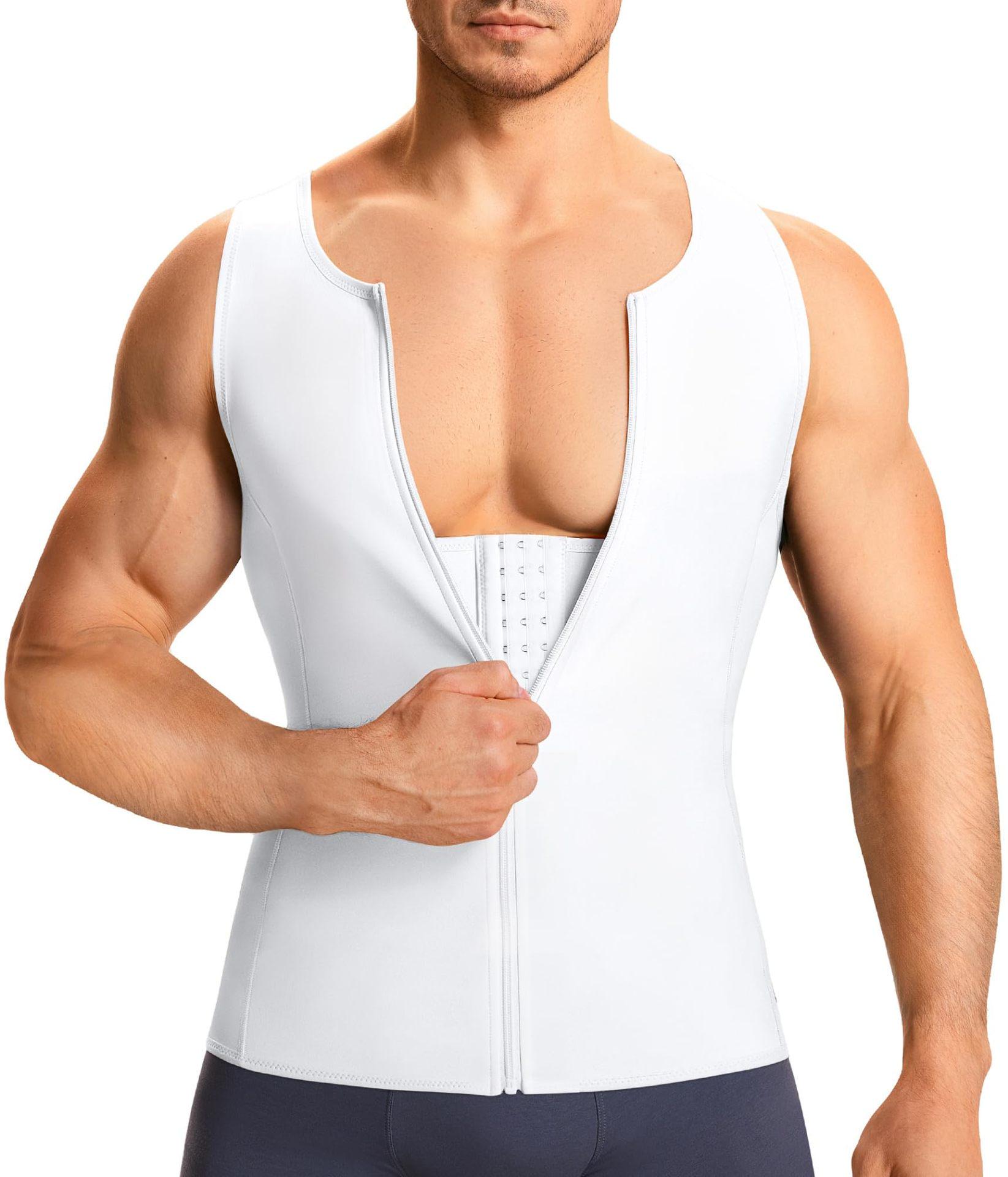 

Чоловічий коригуючий жилет Slim Fit - Фітнес-топ для контролю живота та моделювання фігури S