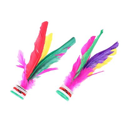 2 bucăți China Jianzi Fancy Shuttlecock Fitness Entertainment pentru exerciții fizice