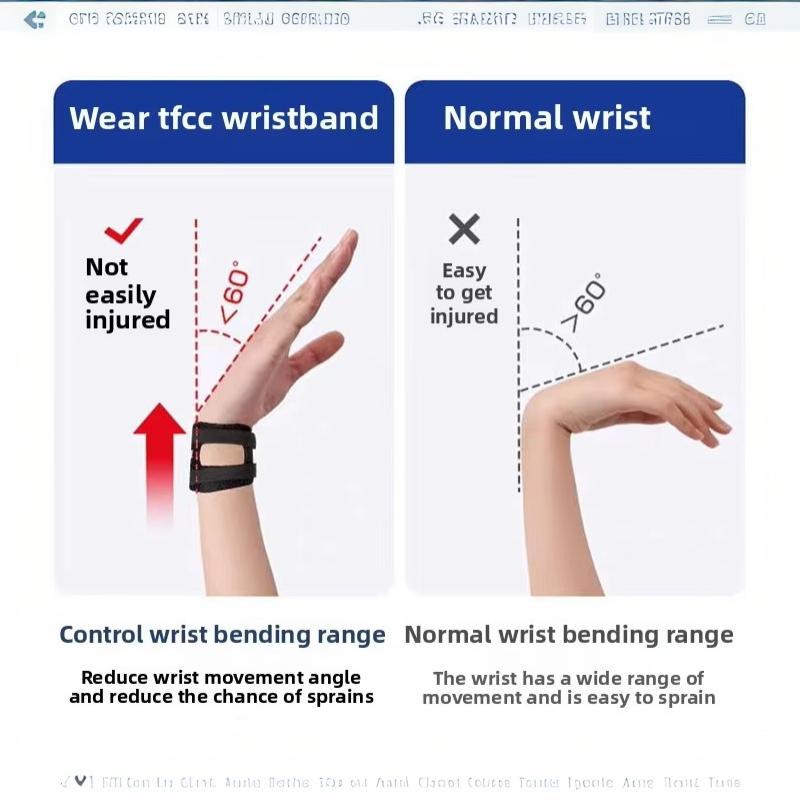 Pressure Support Wrist Strap High Elastic Polyester Breathable Comfortable for Weightlifting Gym Fitness Exercise