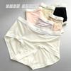 Ice silk seamless underwear women's summer thin women's mid-waist nude shorts quick-drying breathable thin briefs head