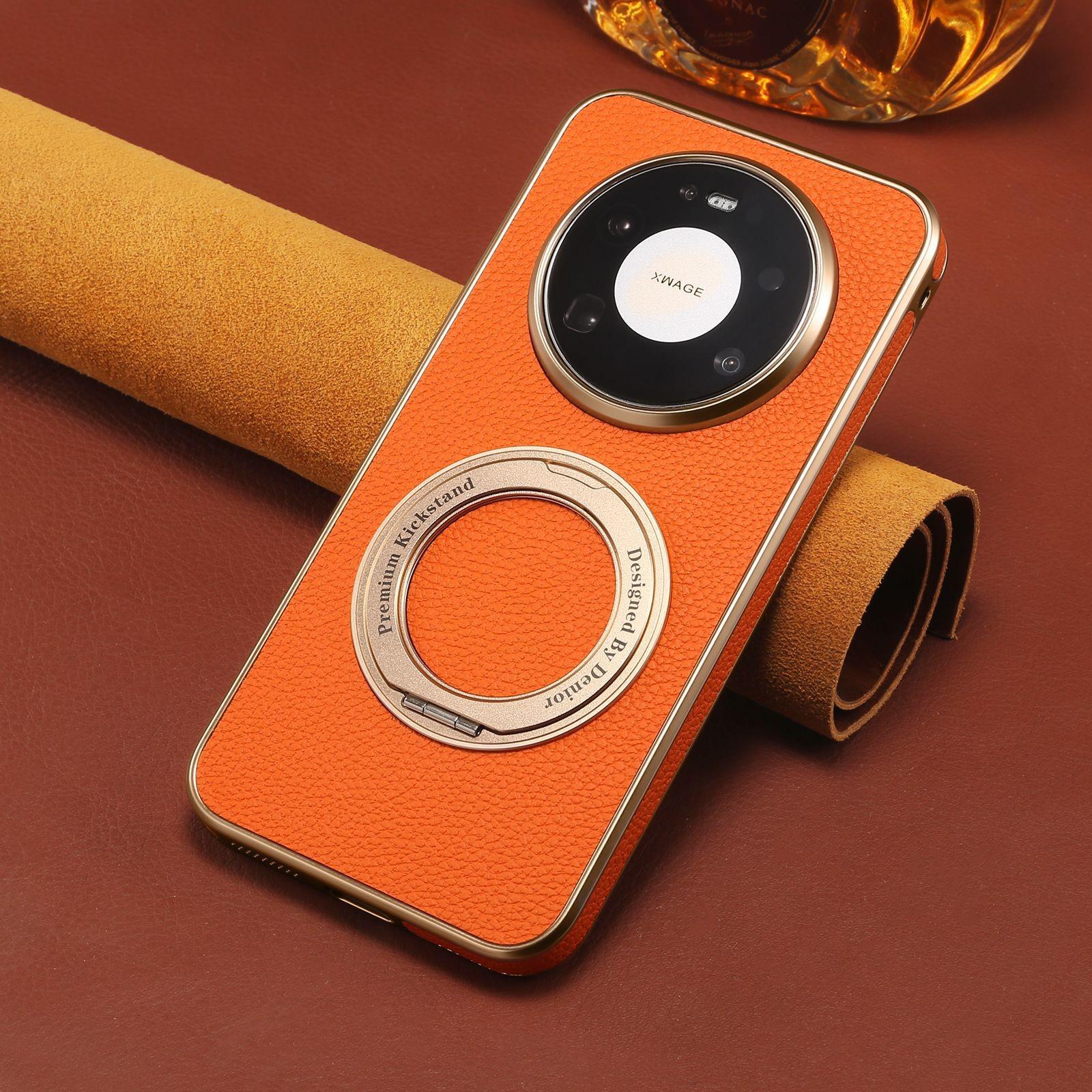 

Huawei Mate80 ProMax Imitation Leather Phone Case with 80 Gear Bracket Mate80Pro Max