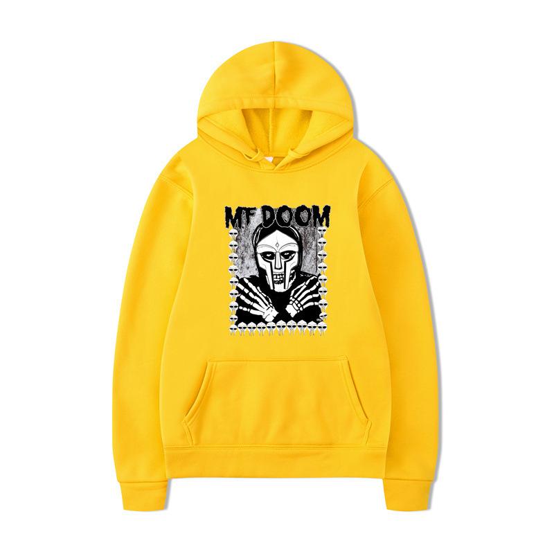 Autumn Winter MF DOOM Hoodies Men Fashion Long Sleeve Sweatshirts Women Harajuku Oversize Streetwear Pullovers Sudaderas