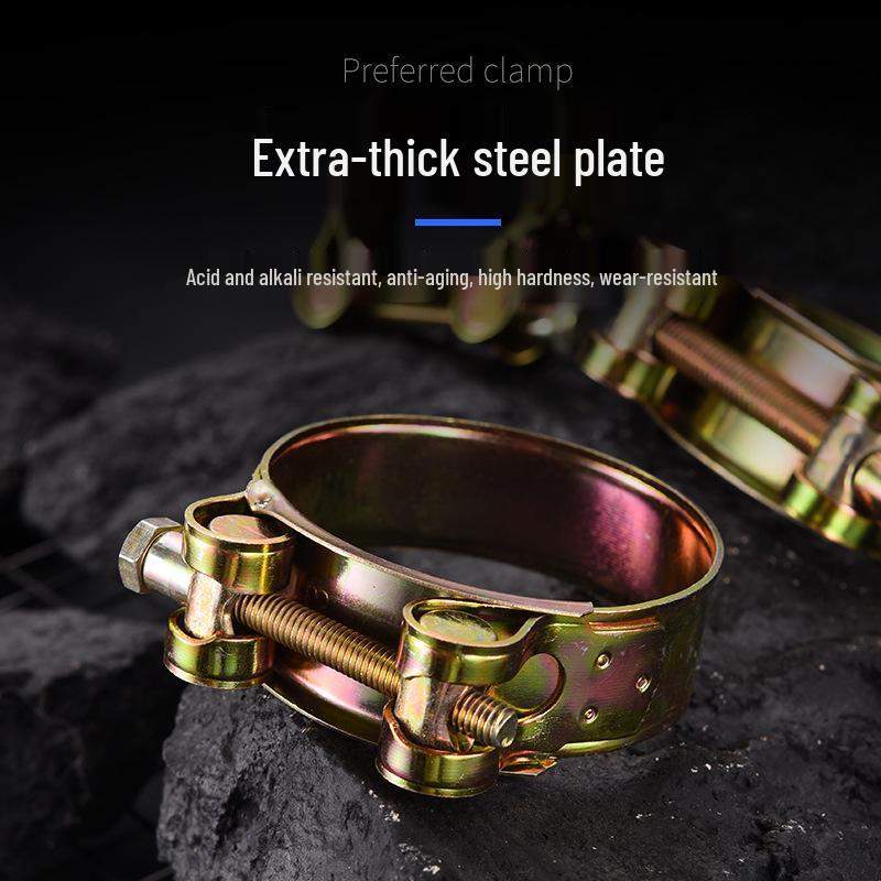 Heavy Duty Galvanized Cardan Hose and Pipe Clamp