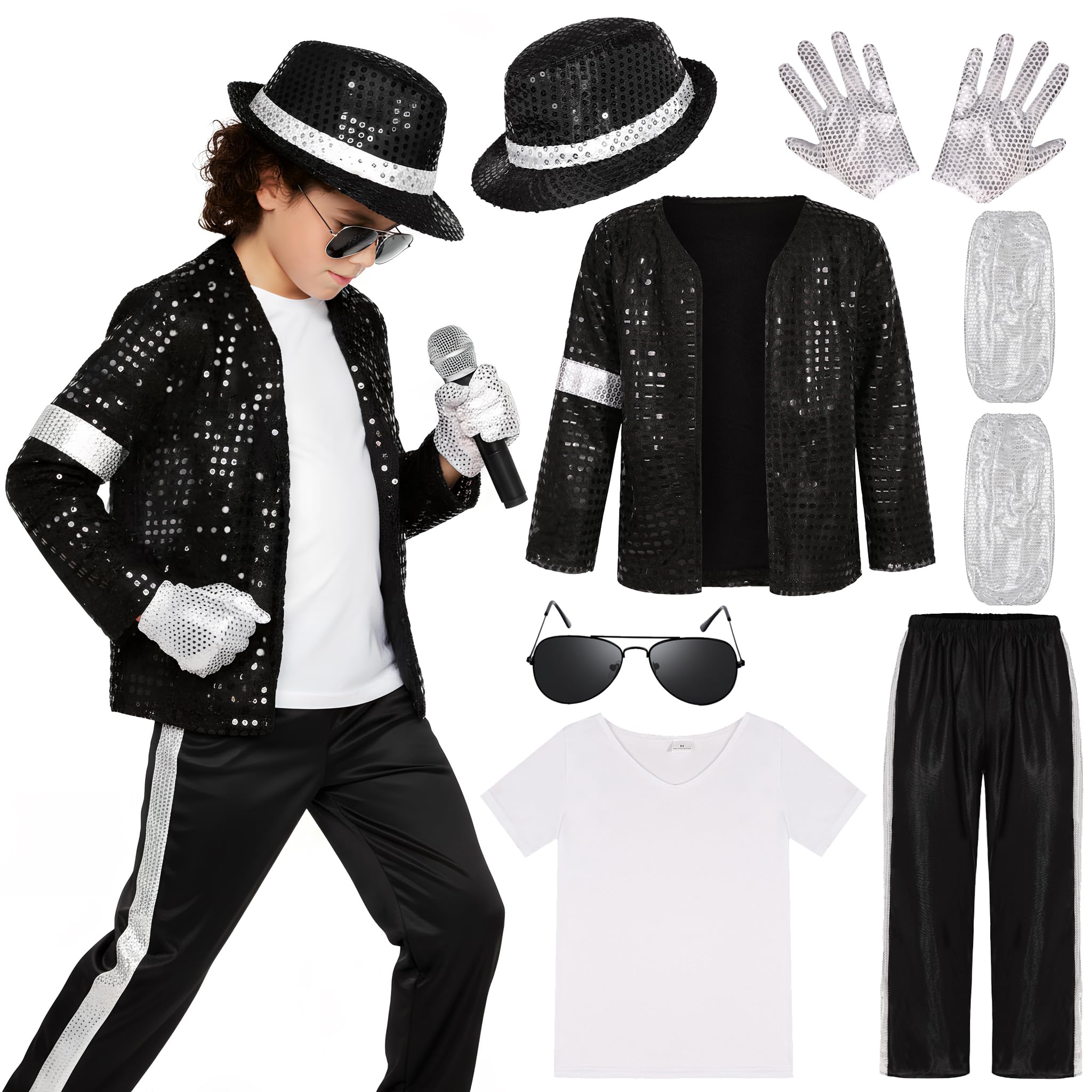 Kids Michael Jackson Costume Cosplay Dance