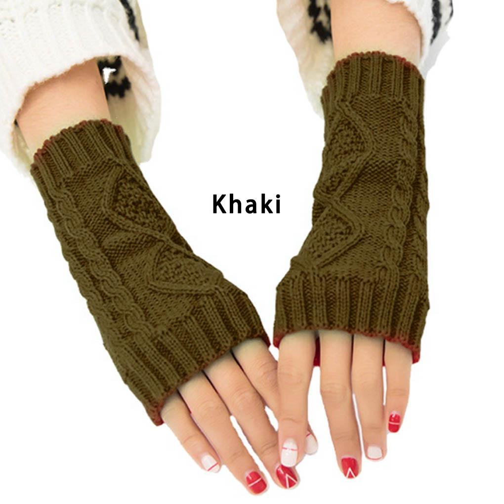 Knit Wide Applications For Fingerless Gloves Stay Warm And Stylish In Any Season Good Elasticity