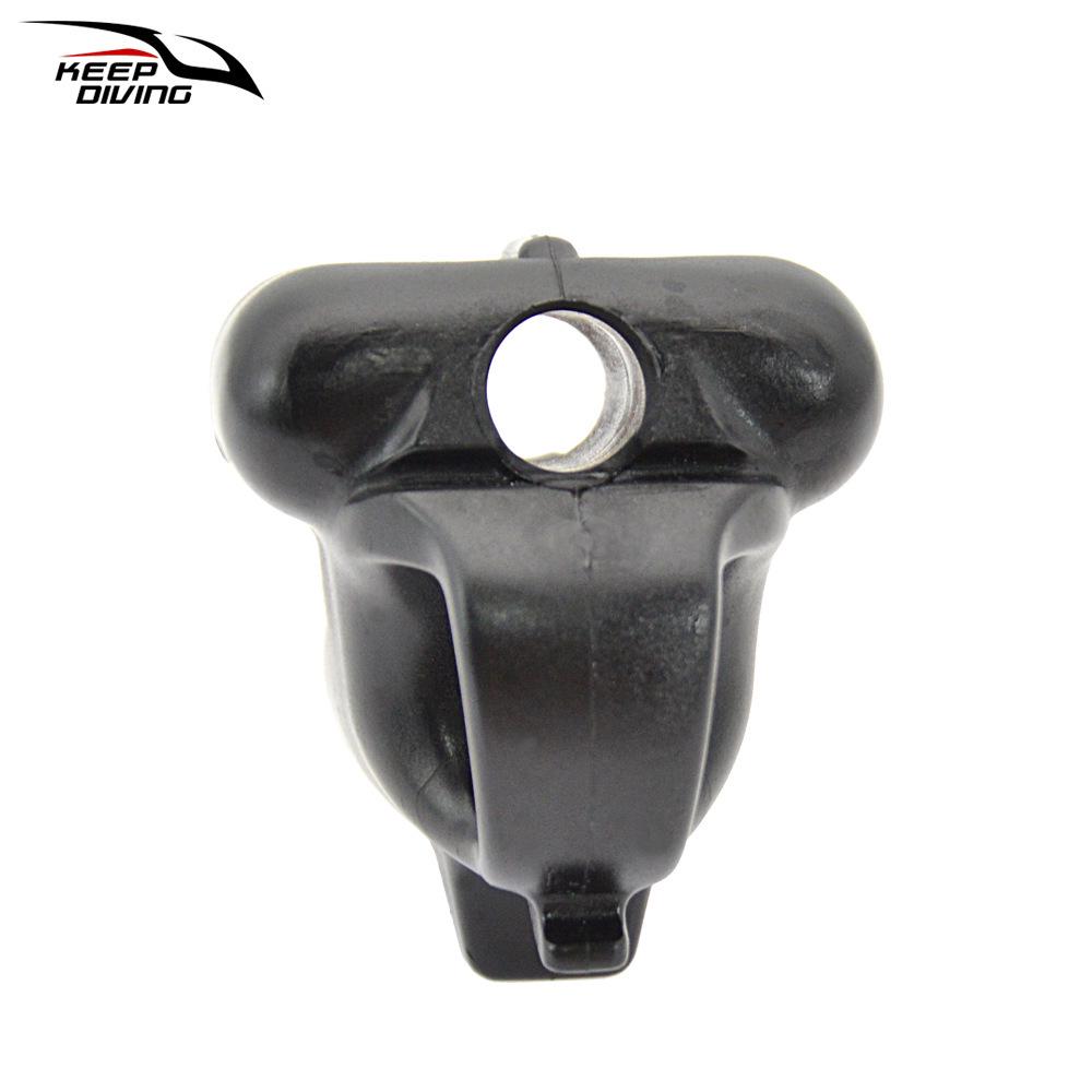 Europäisches Harpunen-Zubehör: Einloch-Speerspitze mit Gummibandhalter für Tauchen & Unterwasserfischerei