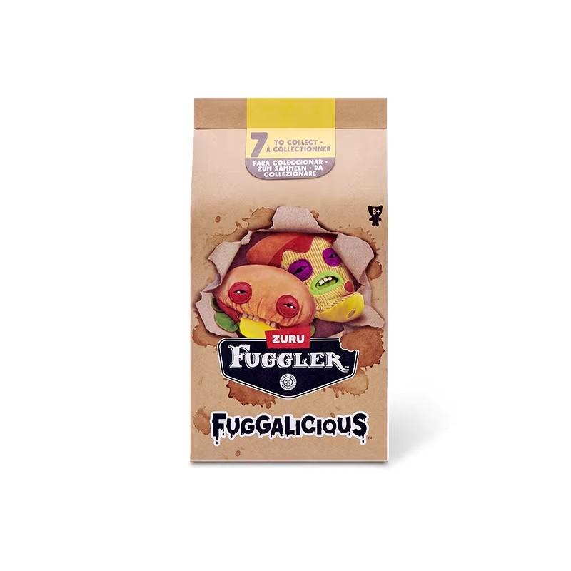 

Fuggler Doll Blind Box Fuggalicious Delicacy Hamburger Pizza Plush Teeth Monster Ugly Kawaii Mystery Box Funny Kid Birthday Gift about 23cm