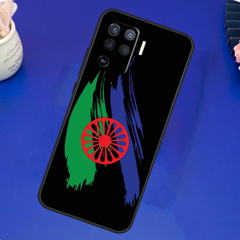 

Gypsy Romani Roma Flag Case For OPPO A17 A57 A77 A78 A15 A16 A52 A72 A76 A96 A74 A94 A5 A9 A31 A93 A54S A53S A57S OPPO A94 5G
