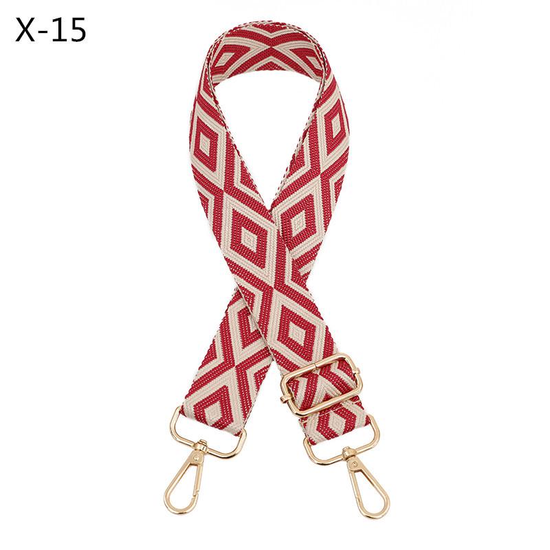 

Регулируемый плечевой ремень кроссбоди с жаккардовым узором аргайл на замену Gunmetal Buckle