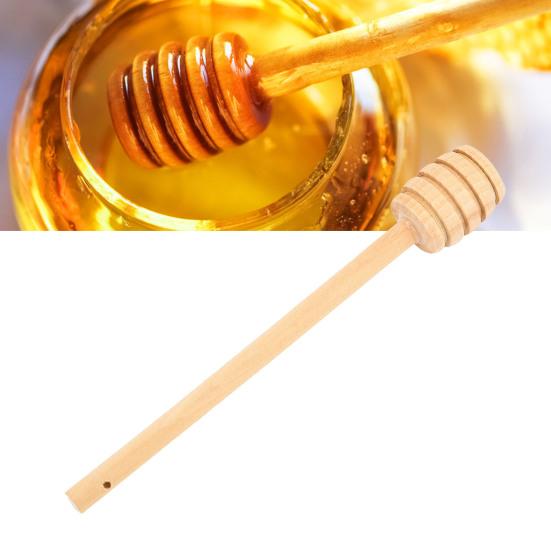 4ks Kreativní tyčinka Džem Dřevo Med Splash Míchání Kávové mléko Tyčinková naběračka