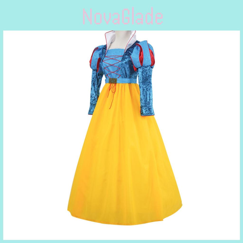 Costume de Blanche-Neige Réel de Film Pour Filles Halloween Cosplay Jeu de Rôle Fantaisie