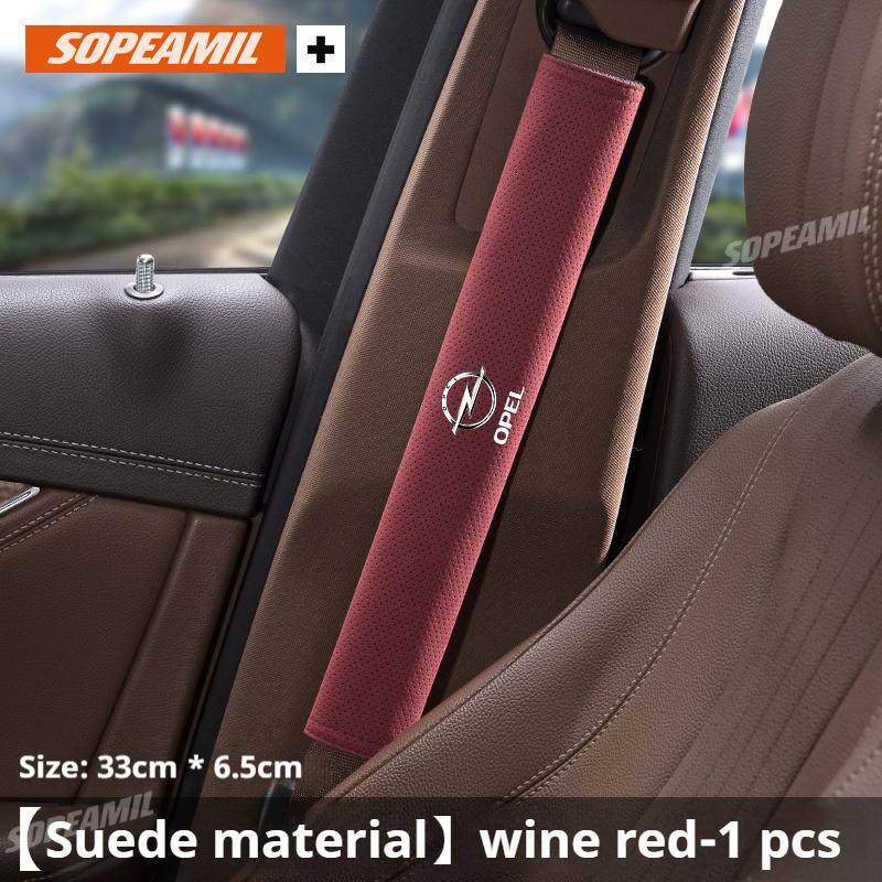 For Opel Astra Corsa Grandland Insignia Mokka Vectra GTC Tigra Vivaro Zafira Combo Crossland-X Car Seat Belt Shoulder Guard Pad