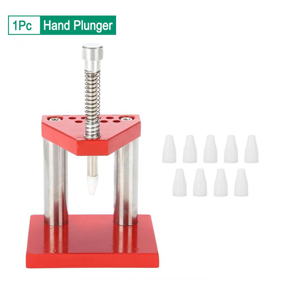 

Часовая стрелка игла съемник прижимной пресс портативный наручные часы плунжер съемник точные детали часовщик ремонт фурнитура инструменты красный