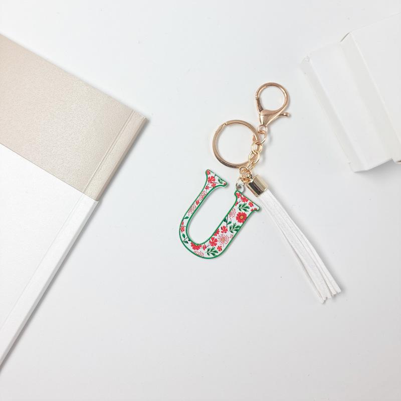Colorful English Alphabet Keychain & Graduation Gift Accessory