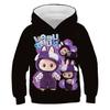 LABUBU Anime 3D Printed Kids Hoodie Autumn And Winter Boys Girls Long Sleeves Pullovers Child Clothing