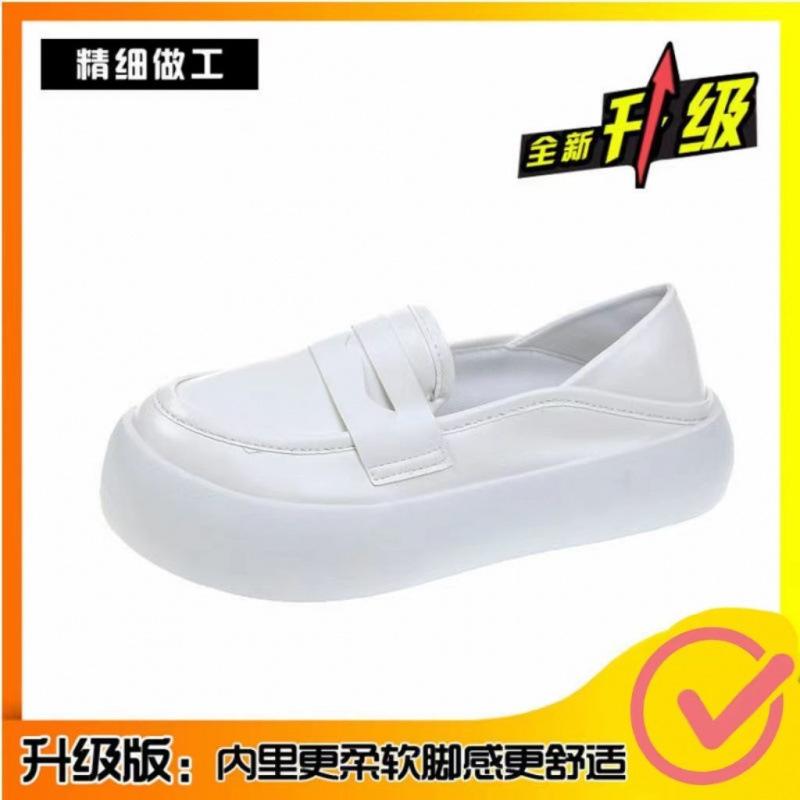 

Женские туфли, уродливые и милые хлебные туфли, два ленивца, одна педаль, мокасины, туфли «дуду», кексы на толстой подошве, низкие туфли, маленькие белые туфли. 40