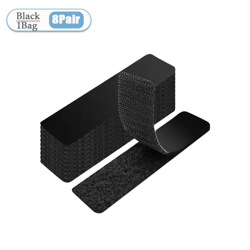 1-40Bags Velcro Double-Sided Self-Adhesive Fastening Tape Nylon Sticker Hook Loop Fastener Tape for Home Carpet Anti Slip Mat