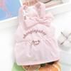Pet Small Dog Bichon Dog Clothes Bow Princess Skirt 2025 Spring and Summer Thin