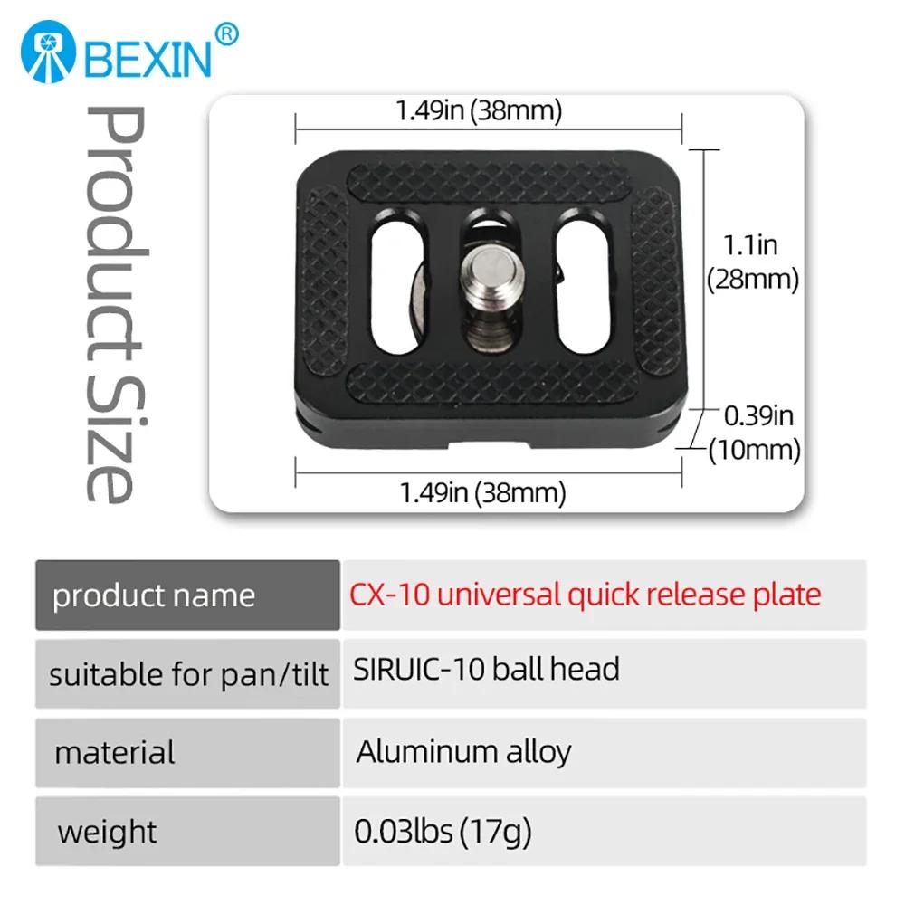 Dslr Quick Release Plate Camera Plate Tripod Head Plate Adapter With 1/4 Screw For Yunteng Velbon 690 590 600 Camera Tripod CX-10